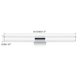 thumbnail image 4 of Luz moderna del frente LED del espejo del estilo, accesorios caseros de la lámpara del soporte de la pared de la construcción de la luz de la vanidad del cuarto de ba?o 14W(Luz calida) lámpara espejo Higoodz Accesorios de baño, 4 of 7