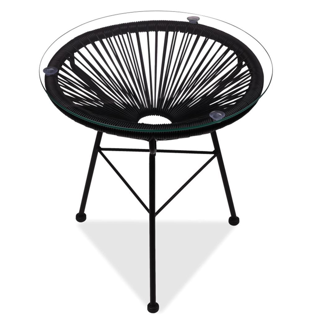Details about / Acapulco Indoor//Outdoor Side Table Modern Mid-Century