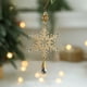 thumbnail image 4 of Adornos navideños, regalos navideños, decoración de árbol de Navidad de hierro, colgante de copo de nieve, decoración de ambiente navideño, accesorios de decoración, colgante de copo de nieve de hierr, 4 of 6