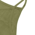 thumbnail image 4 of VINUSLI Linen Tank Top Women Spaghetti Strap Sleeveless Camisole Vests Summer Loose Fit Light Weight Gauze Halter Army Green,XXXXXL, 4 of 6