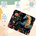 thumbnail image 3 of Unicorn Square Gaming Mouse Pad Desk Mat, 8.3x9.8 Inch, Non-Slip Rubber Bottom, Printed, Suitable for Office and Gaming, 3 of 6