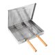thumbnail image 1 of Cesta para parrilla, cesta para asar pescado, parrilla portátil y liviana, parrilla con clip para fiesta, picnic, al aire libre, pollo y filete, 1 of 9
