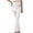 F206 White, variant on Likimi Yoga Pants For Women Solid Color High Waist Straight Leg Stretchable Casual Trousers Brown Size L
