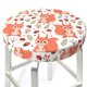 thumbnail image 3 of Balery Squirrel And Fundas de asiento para taburete de bar redondo de tela de terciopelo ajustables que protegen de arañazos y manchas para sillas de 14 a 17 pulgadas.-12 inch, 3 of 7