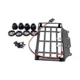 thumbnail image 1 of bedienty Roof Rack Luggage Carrier with LED Metal Light for MN 82 1/12 RC Crawler Car round light round light, 1 of 2