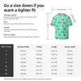 thumbnail image 5 of Kdxio Men's Hawaiian Shirt for Men Short Sleeve Shirt Frogs And Aquatic Plants Summer Casual Holiday Beach Button Down T-Shirts, 5 of 5