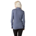 thumbnail image 2 of Long Sleeve Cotton Wrap Top, 2 of 3