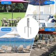 thumbnail image 4 of Parasol stand, Parasol stand with ground anchor, Parasol holder Detachable stand, Multi-applications Metal parasol stand, 4 of 5