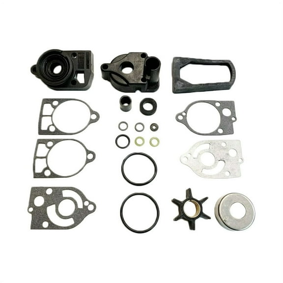 Water Pump Impeller Kit   Base   Exhaust Tubes for Mercury 46-77177A3 18-3324