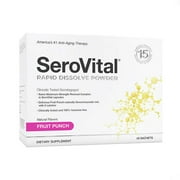 SeroVital Rapid Dissolve Powder Fruit Punch, 40-sachets