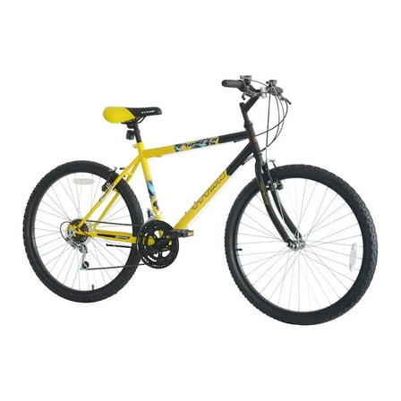 Titan Pioneer 18-Speed Men's Mountain Bike, Yellow