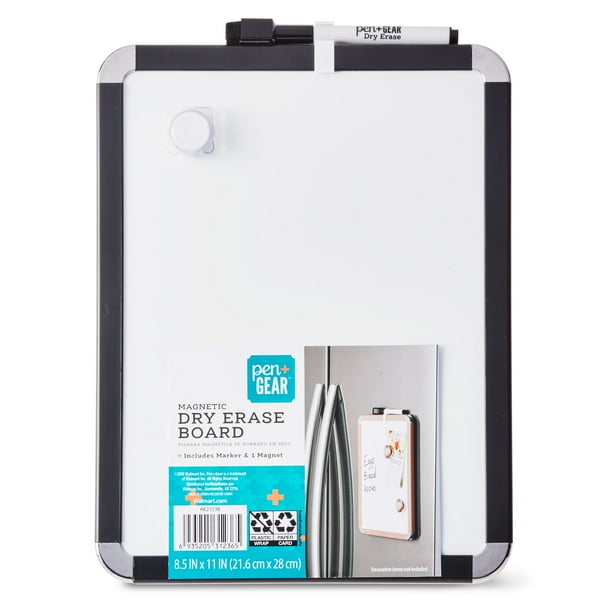 Pen + Gear Dry Erase Board, Black
