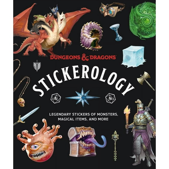 OFFICIAL DUNGEONS & DRAGO: Dungeons and Dragons Stickerology: Legendary Stickers of Monsters, Magical Items, and More: Stickers for Journals, Water Bottles, Laptops, Planners, and More (Paperback)
