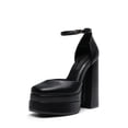 thumbnail image 1 of Zapatos DREAM PAIRS Aurelia Plataforma Negra Tacón 14 cm Plataforma 4.5 cm, 1 of 9