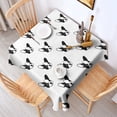 thumbnail image 2 of Cute Bulldog Square Tablecloth,Waterproof Square Table Cover,Wipeable Spillproof Washable Table Cover for Home Kitchen Party Decor 42"X42"(107x107cm), 2 of 6