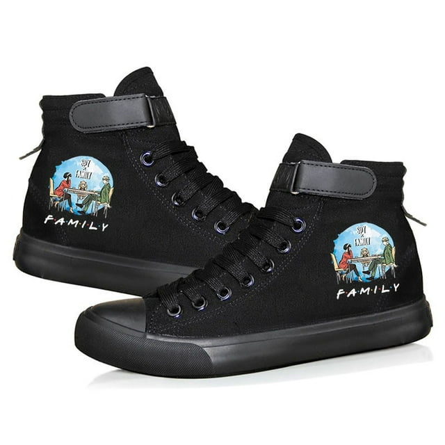 Anime shoes, spy play, student high-top canvas shoes