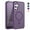 Purple, variant on For Samsung Galaxy S24 FE Case with Tempered Glass Screen Protector, Magnetic Phone Case for Samsung Galaxy S24 FE Compatible with MagSafe Tekcoo Translucent Back Shockproof Rugged Cover - Black