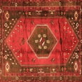 thumbnail image 1 of Ahgly Company Indoor Square Persian Orange Traditional Area Rugs, 8' Square, 1 of 1