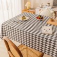 thumbnail image 1 of HQJHQS Heavy Duty Vinyl Table Cloth Plastic Tablecloths, Waterproof Oil Proof Spill Proof Tablecloth, Wipe Clean Square PVC Table Cover for Indoor and Outdoor Use 35x35 Inch 90x90cm, Lauret, 1 of 5