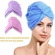 thumbnail image 4 of Gorro de ducha de encaje grueso de fibra extrafina gorro de pelo seco gorro triangular absorbente de agua 3 piezas Vogacara  ZHF0750, 4 of 4