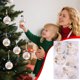 thumbnail image 3 of Conjunto de Ornamentos de Navidad Conjunto de Navidad de 6 Piezas de 8cm Ornamentos de Navidad de Oro Transparente, 3 of 6