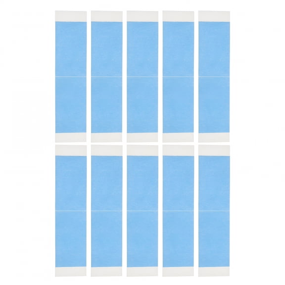 RAGUPEL Sky-blue Double Sided Waterproof Tape for Wigs with PU Material 10pcs Extra Hold for Hair Pieces