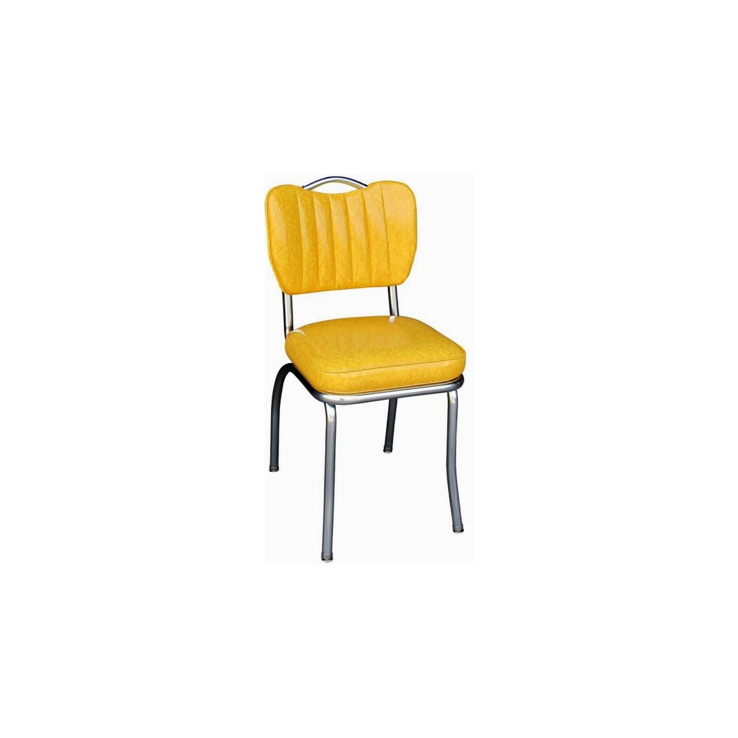 Richardson Seating Diner Chair and Box Seat-Color:Cracked Ice Yellow