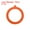 Orange, variant on REGALWOVEN Rubber Seals for Glass Jars, Leak-Proof Silicone Gasket Sealing Ring White