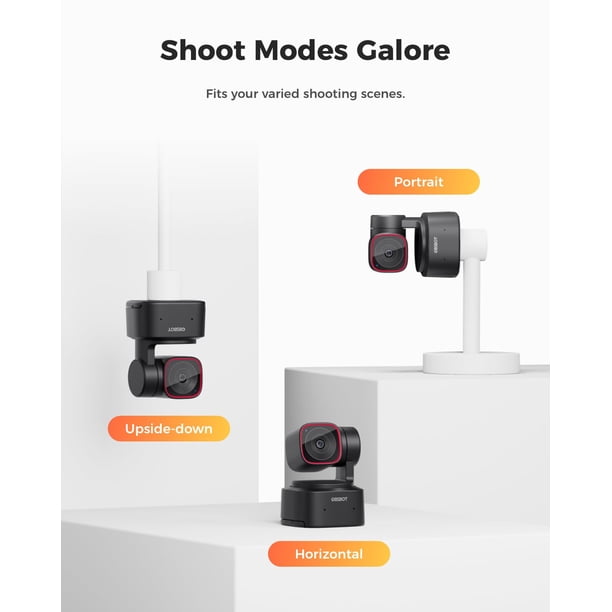 Cámara web OBSBOT Tiny 2 Lite 4K AI Tracking PTZ para PC | Walmart