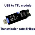 thumbnail image 2 of Convertidor USB A TTL UART Controlador Gratuito Módulo Tipo C CH343G Puerto Serie USB A Multicanal Descargar A, 2 of 5