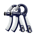 thumbnail image 1 of Renforcement de la Prise en Main, Lot de 2, Résistance Réglable 11–132 lb (5–60 kg), Entraîneur d'Avant-bras, Exerciseur de Main Compact pour Réadaptation à la Maison Ou au Bureau, Bleu, 1 of 10