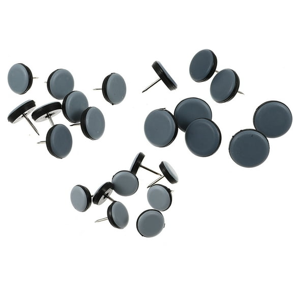 Glide Pad 24 Pcs Chair Leg Floor Protectors Furniture Sliders for Carpet Rugs Glider Indoor Iron