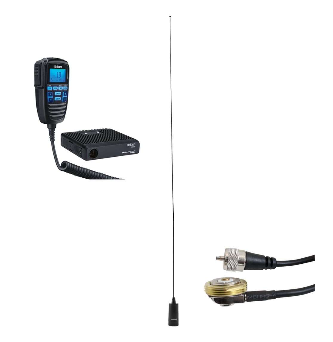 Uniden CMX760 40CH OffRoad Compact CB Radio, Browning BR140B CB