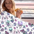 thumbnail image 5 of Yibo Mushroom Super Soft Flannel Blanket for Sofa Couch Bed Camping Travel Plush Warm Cozy Bed Quilts Home Decor for All Seasons, 5 of 7