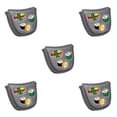 thumbnail image 1 of Transemion pour Golf Mallet Putter Head Cover pour Club de Golf Headcover Square Chic pour Femmes Hommes Gris Putter Cover 5Set, 1 of 6