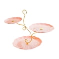 thumbnail image 1 of Plato de frutas, plato de aperitivos de frutas, adornos, mesa de postres de 3 niveles, plato de dulces Rosa, 1 of 6
