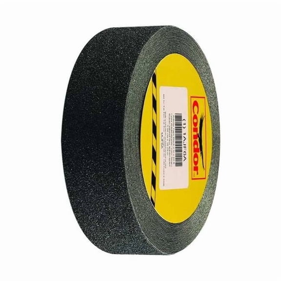 Condor AntiSlip Tape,60 ftLx2 inW,BLK,46 Grit GRAN13539