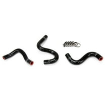 HPS Performance  Reinforced Silicone Heater Hose Kit for 1983-1987 Toyota Corolla AE86 4A-Geu Left Hand Drive, Black