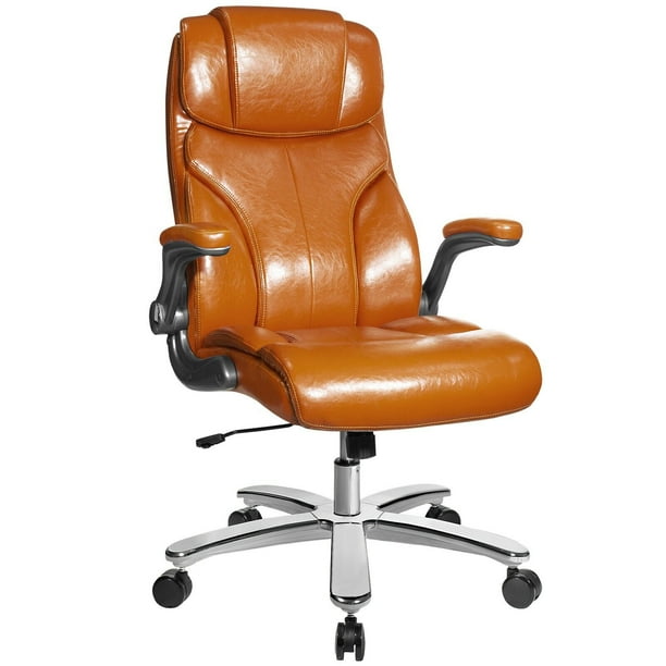 Big and Tall PU Leather Executive Office Chair, High Back Office Desk