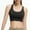 Black, variant on Women's Built-In Bra Yoga Crop Top - Comfortable Stretchy Active & Casual Wear