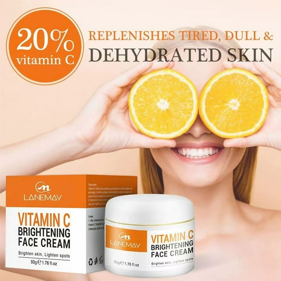 EGNMCR Creams & Moisturizers VC Face Cream Essence Cream Moisturizing And Shrinking Pores Brightening Face Cream 50g Face cream