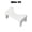 White, variant on Toilet Stool for Bathroom, Squatty Potty Foot Stool for Adults Kids Pregnant Elderly, Non‑Slip Plastic Toilet Step Stool for Constipation Relief