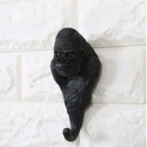 1Pcs Animal Heads Wall Hooks  Decoration，Resin Animals Sculptures Head Wall Hanging Decor Vintage Wall Sculpture for Living Room Bedroom Office,Giraffe