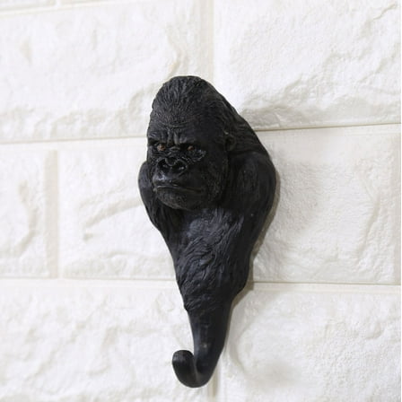 1Pcs Animal Heads Wall Hooks  Decoration，Resin Animals Sculptures Head Wall Hanging Decor Vintage Wall Sculpture for Living Room Bedroom Office,Giraffe