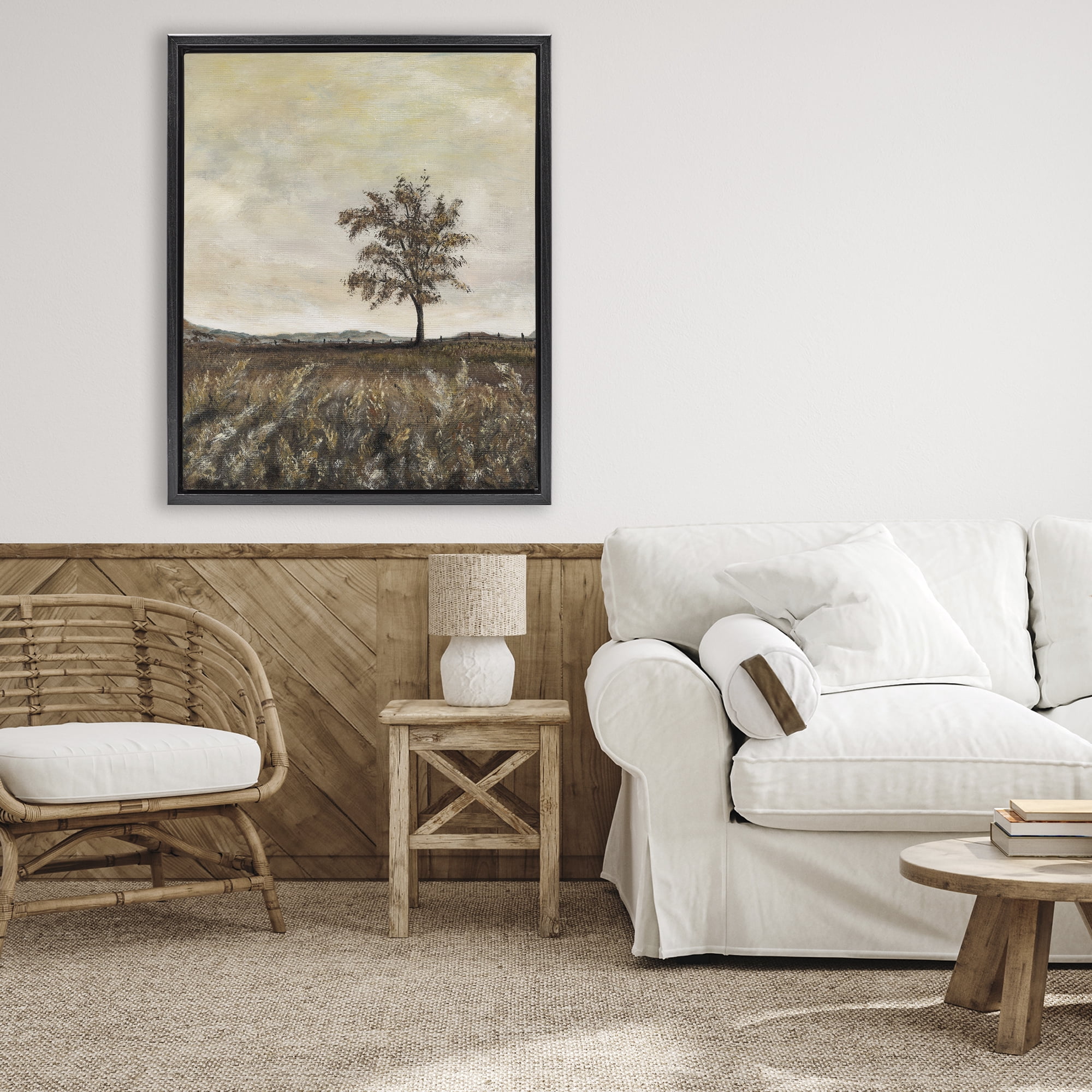 Stupell Industries Yesterdays Gone By Black Framed Floater Canvas Wall Art, design by Soulspeak & Sawdust
