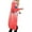 Watermelon Red, variant on Zwiiyzr Winter Coats for Women Trendy Zip Up Hoodies Fleece Jacket Gradient Printed Loose Sleeved Hoodie Outerwear Top Long Jacket Green