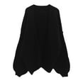 thumbnail image 5 of Bibifish Womens Cardigan Sweaters Oversized Open Front Long Sleeve Sweaters Fall Winter Solid Color Soft Streetwear Knit Outerwears, 5 of 5