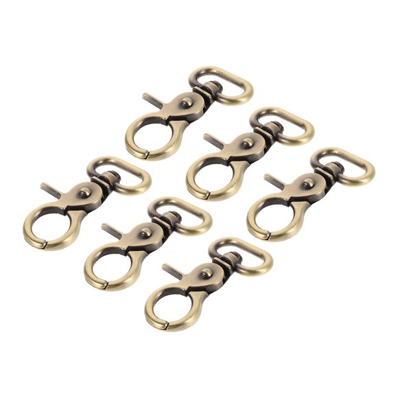 TABLETREANDS 6Ud Clips Metálicos Con Gatillo Dorados Para Manualidades Accesorios Versátiles Para Bolsos Y Mochilas