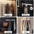 thumbnail image 3 of shiyou-2-Pack Coat Rack Black 5-Hook Wall Mounted Coat Rack,Wall Mounted Modern Coat Rack for Kitchen, Bedroom, Bathroom(9102) (White), 3 of 4