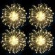 thumbnail image 1 of Cadena de luces a batería para decoraciones de Halloween y Navidad, fuegos artificiales LED impermeables para uso en interiores y exteriores con control remoto., 1 of 5